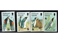 1991. Falkland Islands. Endangered species - king penguin.