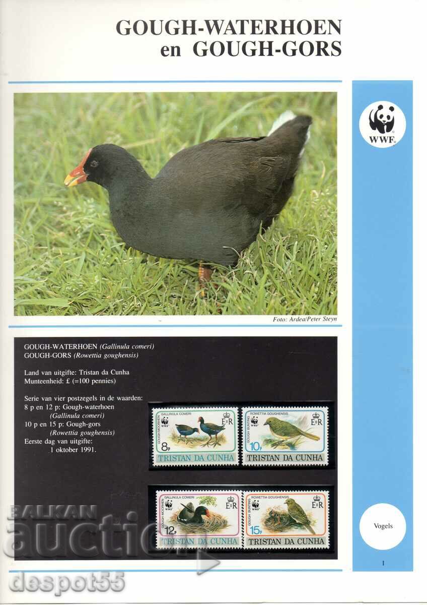1991. Tristan da Cunha. World conservation of nature. with price 9.30 BGN | € 4.76 1991. Tristan da Cunha. World conservation of nature. with price 9.30 BGN | € 4.76