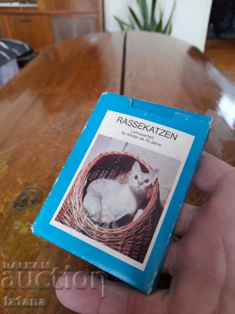 Old playing cards Cats with price 30.00 BGN | € 15.34 Old playing cards Cats with price 30.00 BGN | € 15.34