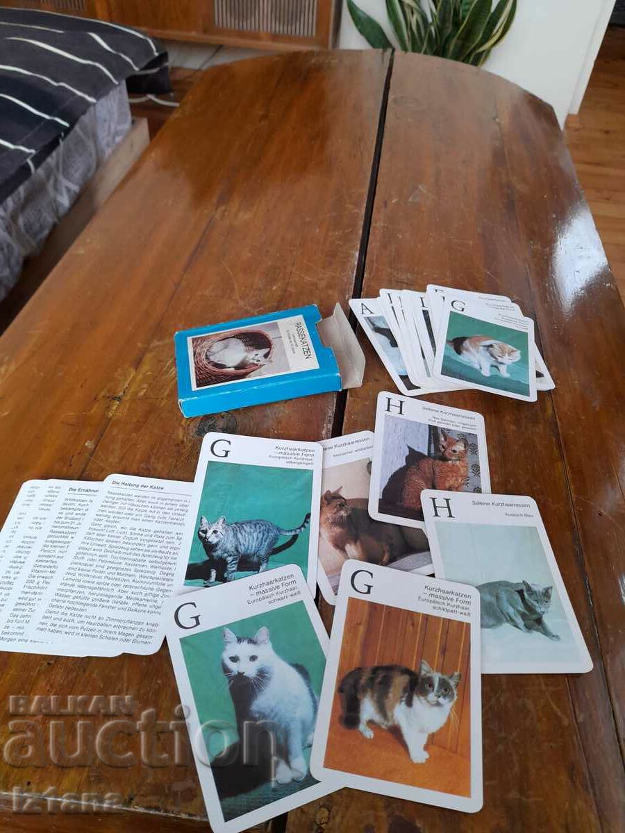 Delivery of Old playing cards Cats Delivery of Old playing cards Cats