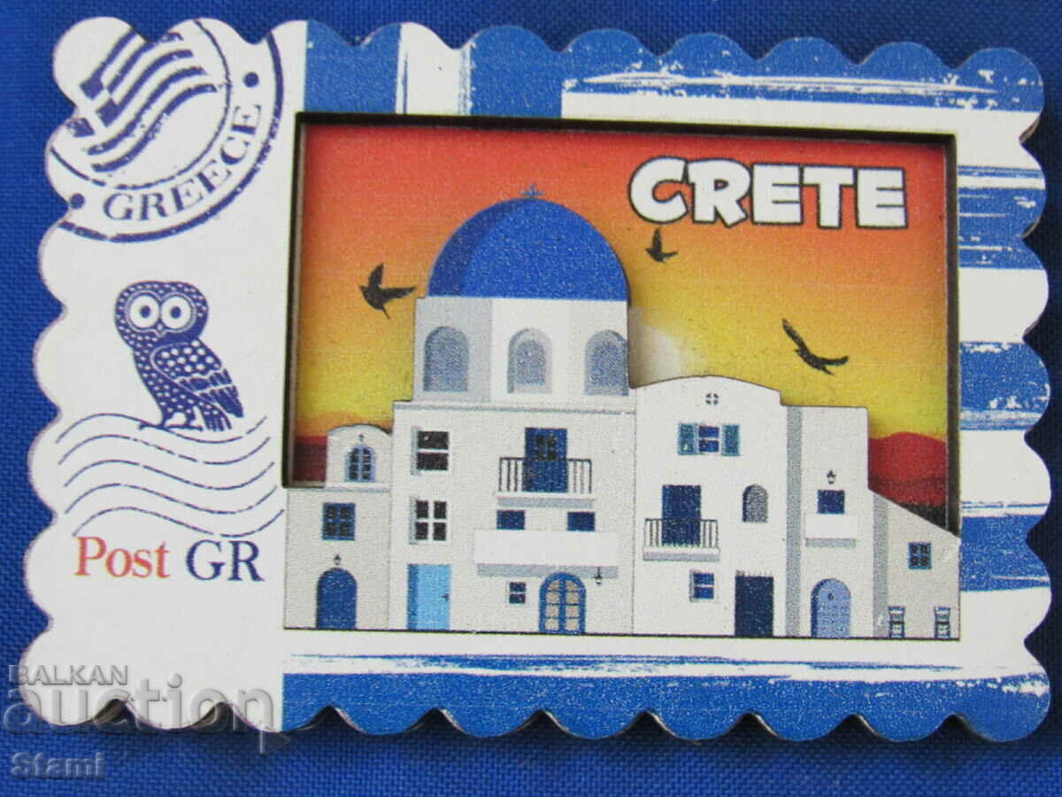 Auction 3D magnet of Crete island, Greece-series-1 Auction 3D magnet of Crete island, Greece-series-1