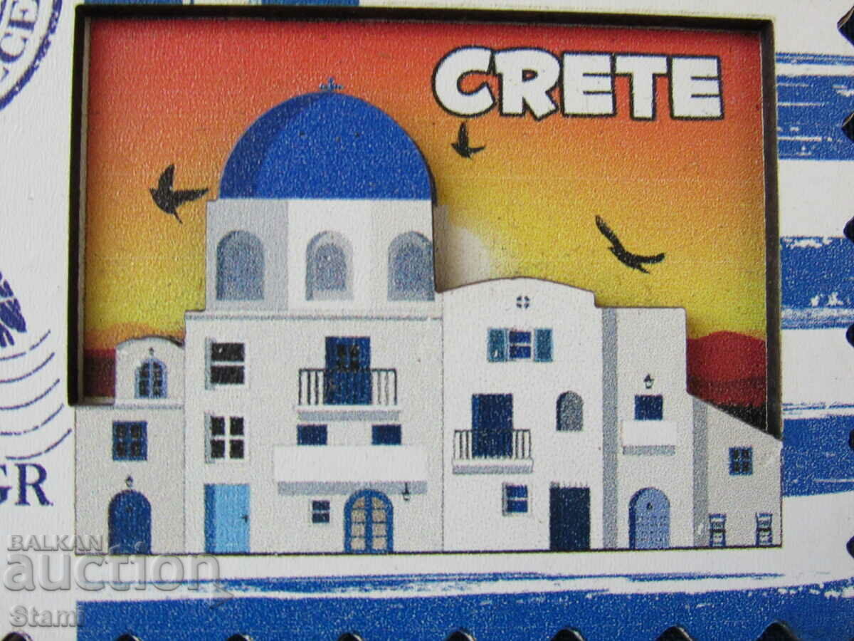3D magnet of Crete island, Greece-series-1 - 5 3D magnet of Crete island, Greece-series-1 - 5