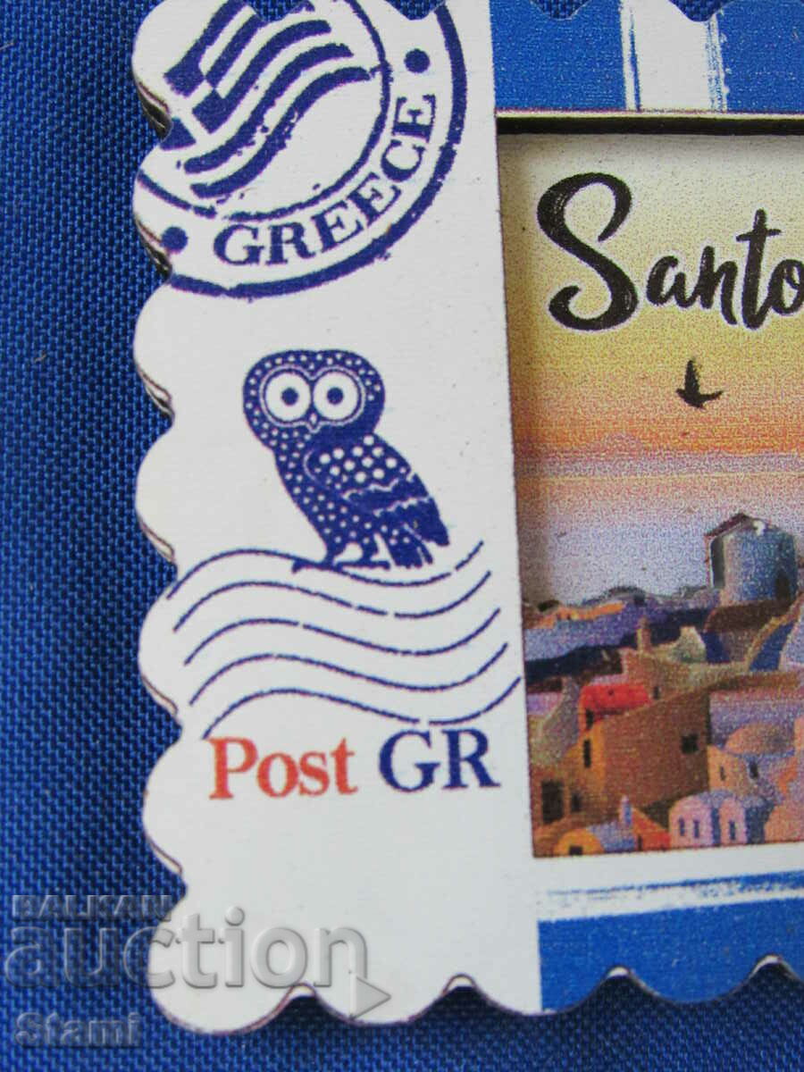 Auction 3D magnet of Santorini, Greece-series-1 Auction 3D magnet of Santorini, Greece-series-1