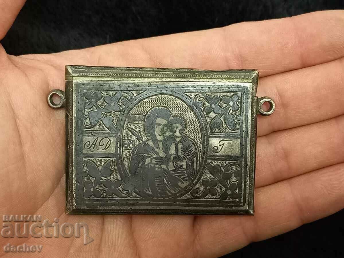 Στολή Vazrojdenska Srebarna NIELO Reliquary 19th Century - 7