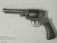 Old revolver. Collectible weapon, pistol