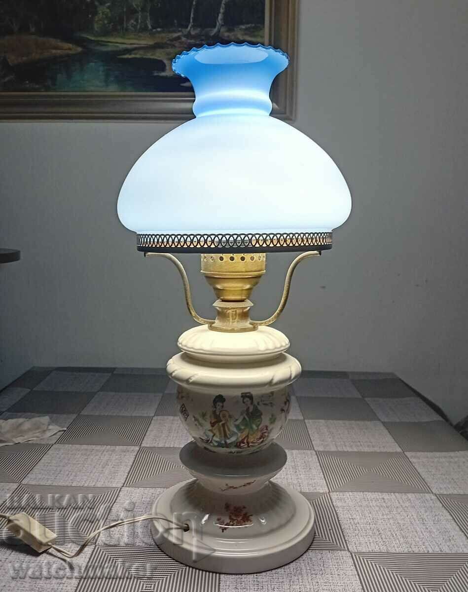 Beautiful porcelain table night lamp
