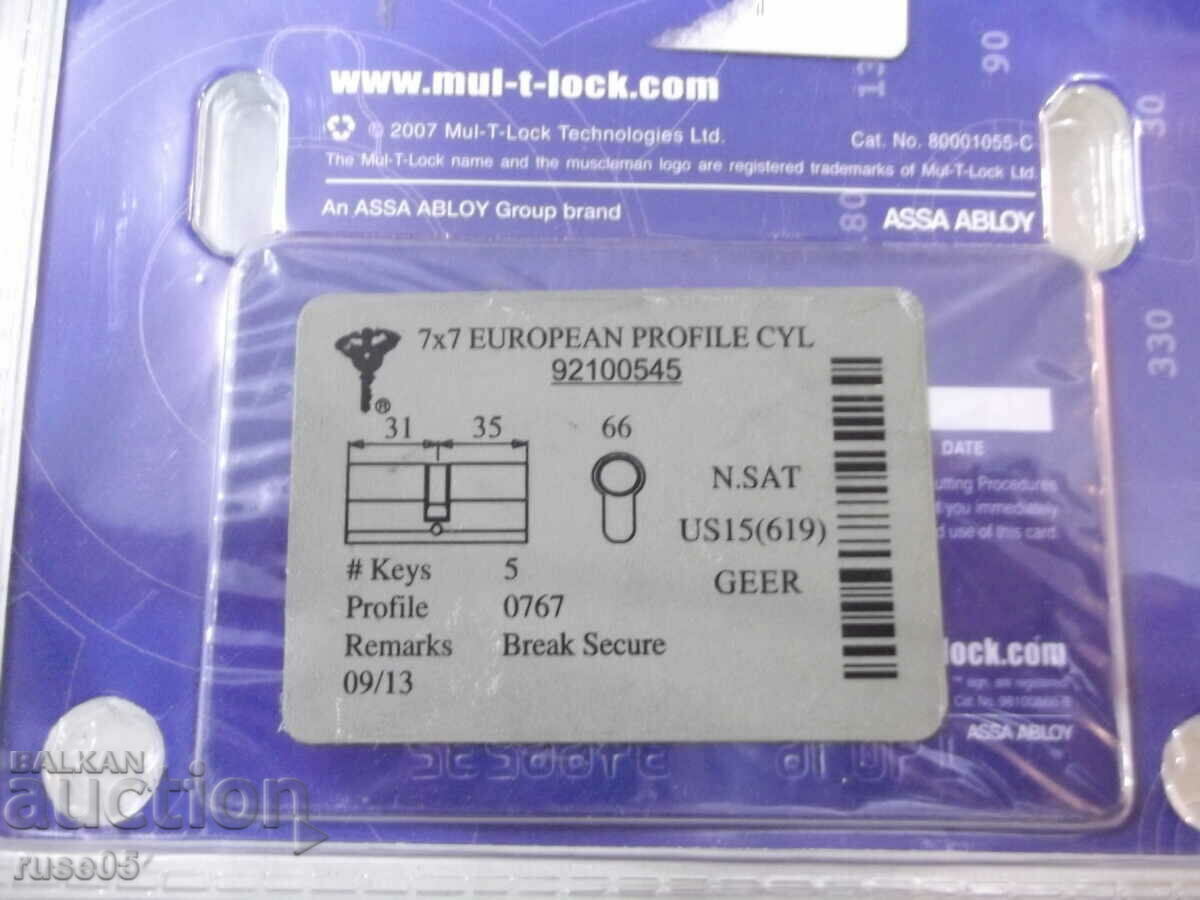 Cartridge "7x7 european profile cyl - 92100545" classified new - 7 Cartridge "7x7 european profile cyl - 92100545" classified new - 7