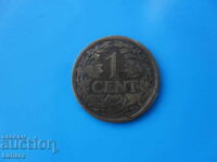 1 цент 1916 г. Холандия