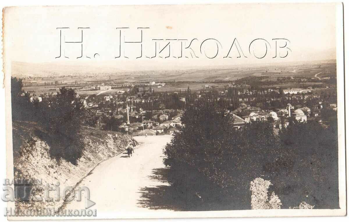 1927 CARD VECHI KYUSTENDIL VEDERE GENERALĂ LA THORN G526