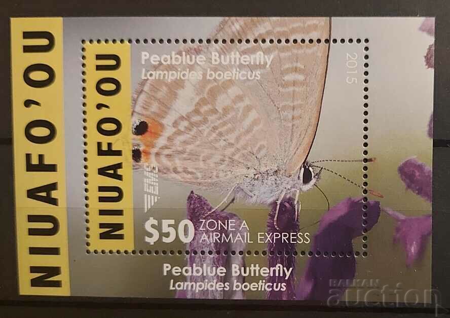 Ниафоу 2015 Фауна/Животни/Пеперуди Блок 50 € MNH