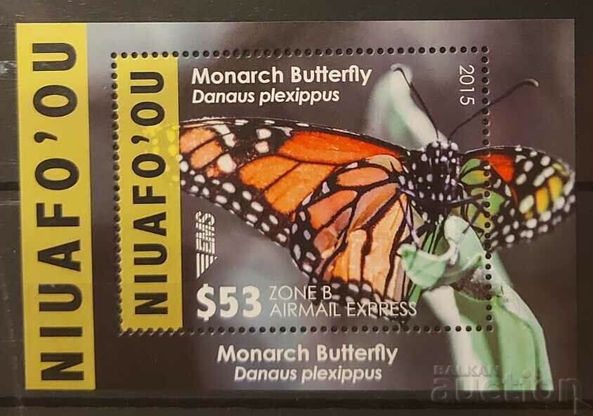 Niafou 2015 Fauna/Animals/Butterflies Block €50 MNH