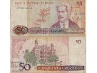 Бразилия 50 крузадо 1986 година банкнота  #5271