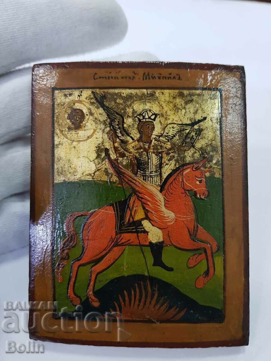Auction Rare royal icon - Saint Michael the Archangel - 19th century. Auction Rare royal icon - Saint Michael the Archangel - 19th century.