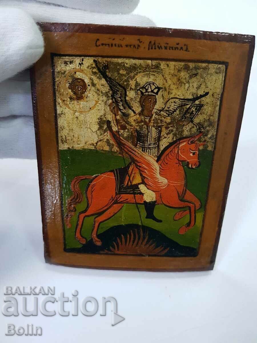 Rare royal icon - Saint Michael the Archangel - 19th century. - 5 Rare royal icon - Saint Michael the Archangel - 19th century. - 5