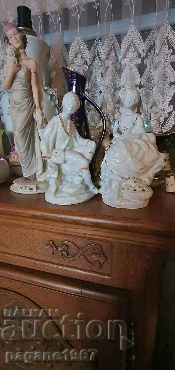 Set Două figurine din porțelan cu marcaje - 5 Set Două figurine din porțelan cu marcaje - 5