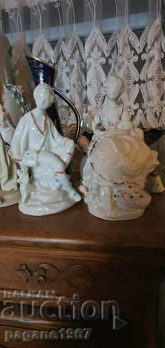 Set Două figurine din porțelan cu marcaje - 7 Set Două figurine din porțelan cu marcaje - 7