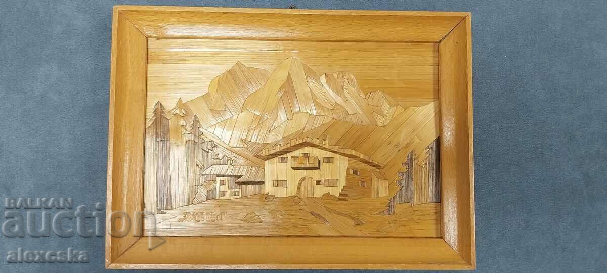 Old painting - Intarsia with price 20.00 BGN | € 10.23