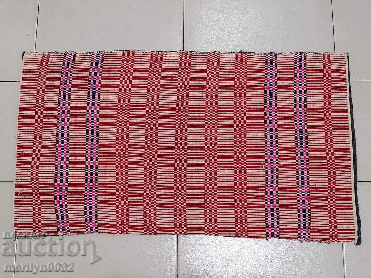 Ръчнотъкана калъфка за възглавница на миндер плетиво