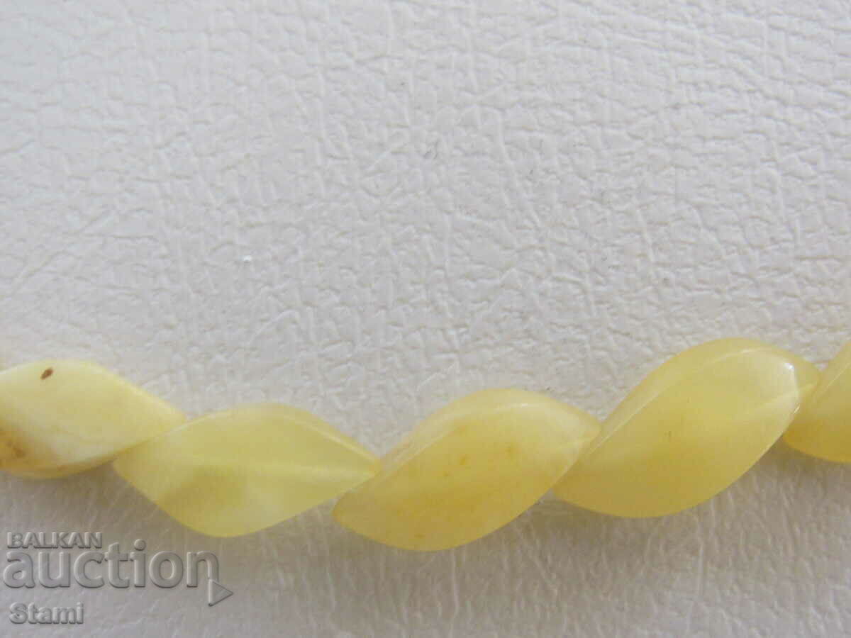 Women's herringbone necklace made of premium Baltic amber - 5 Women's herringbone necklace made of premium Baltic amber - 5