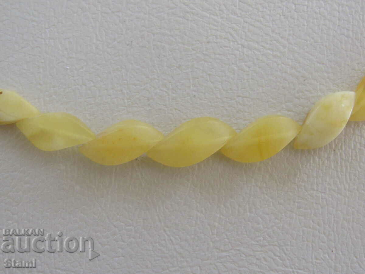 Women's herringbone necklace made of premium Baltic amber - 7 Women's herringbone necklace made of premium Baltic amber - 7