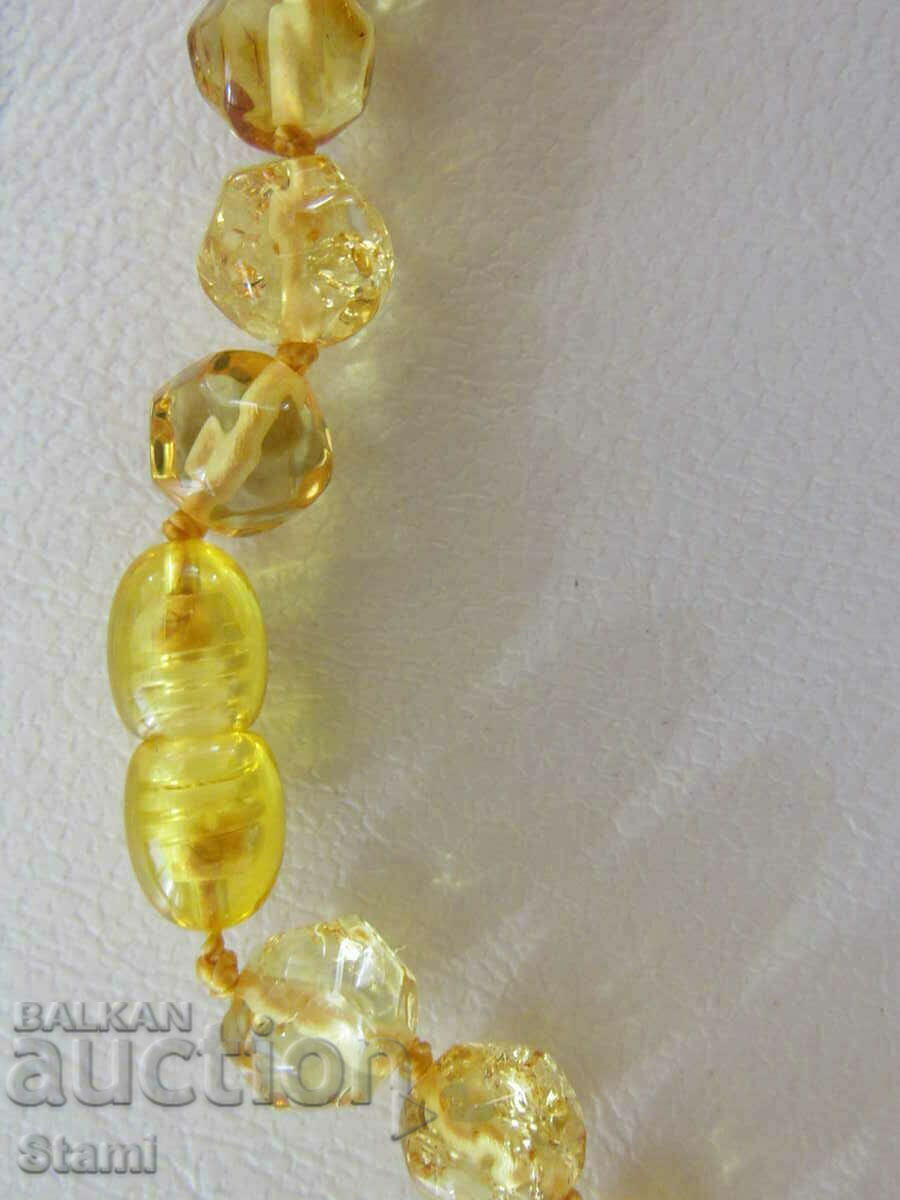 Colier cerc pentru femei din chihlimbar baltic premium - 5 Colier cerc pentru femei din chihlimbar baltic premium - 5