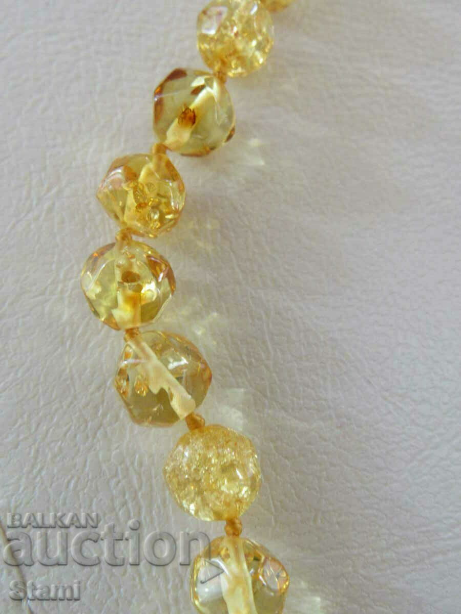 Colier cerc pentru femei din chihlimbar baltic premium - 7 Colier cerc pentru femei din chihlimbar baltic premium - 7