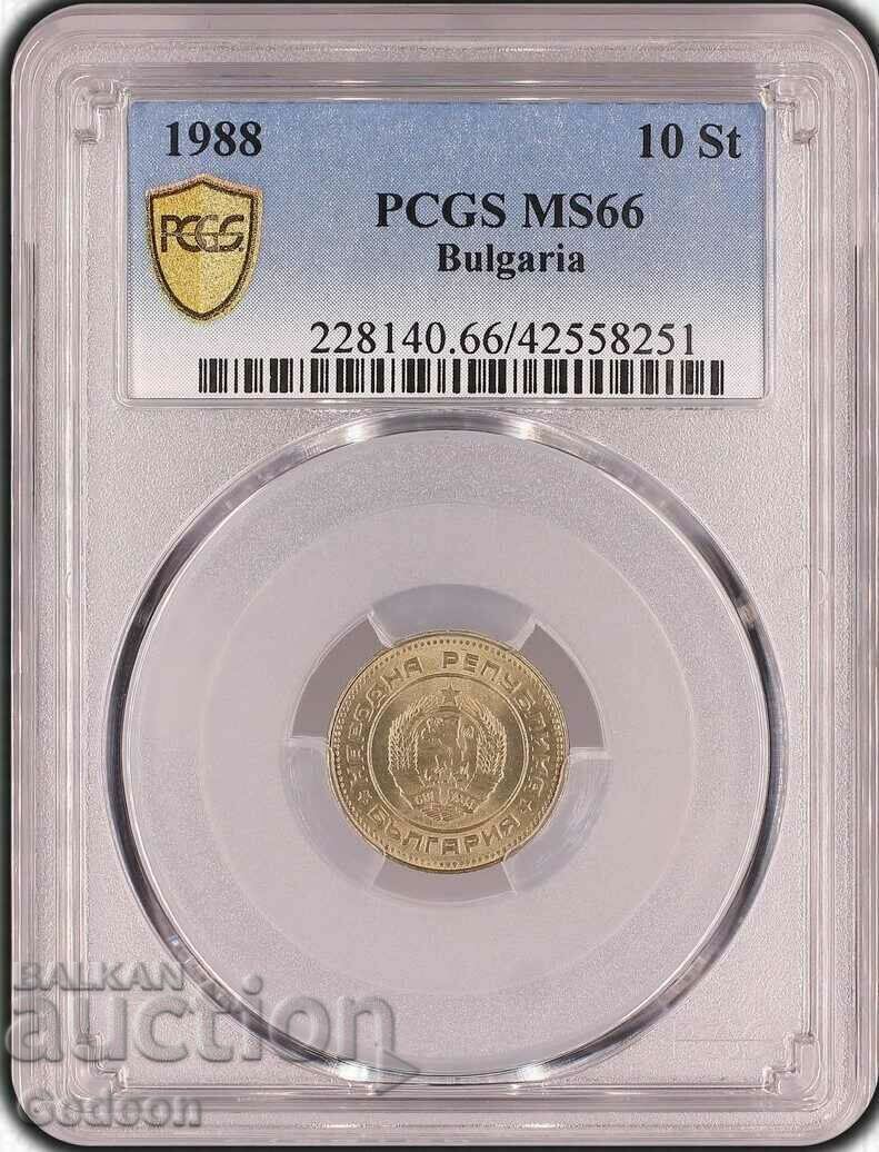 Auction 10 cents 1988 PCGS MS66 Auction 10 cents 1988 PCGS MS66