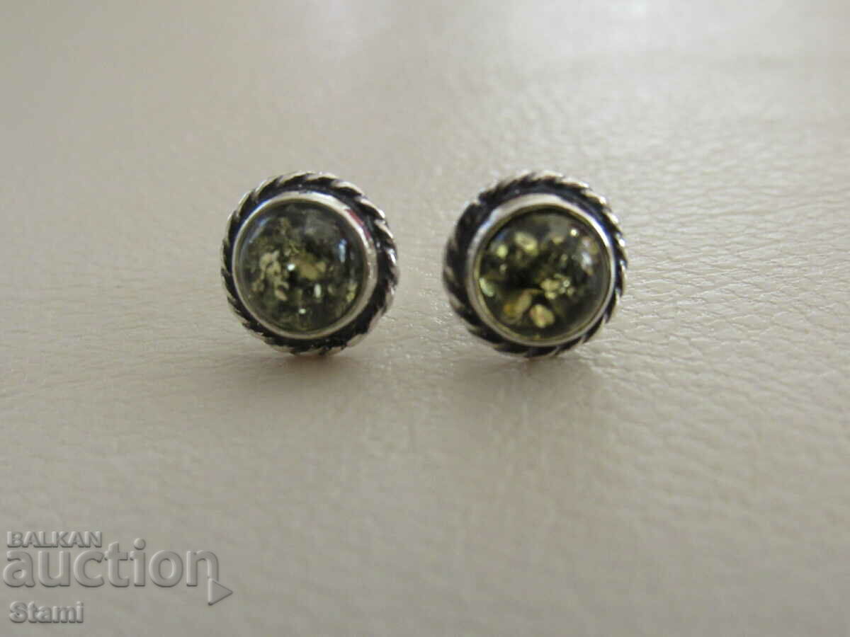 Premium Baltic amber earrings - 5 Premium Baltic amber earrings - 5