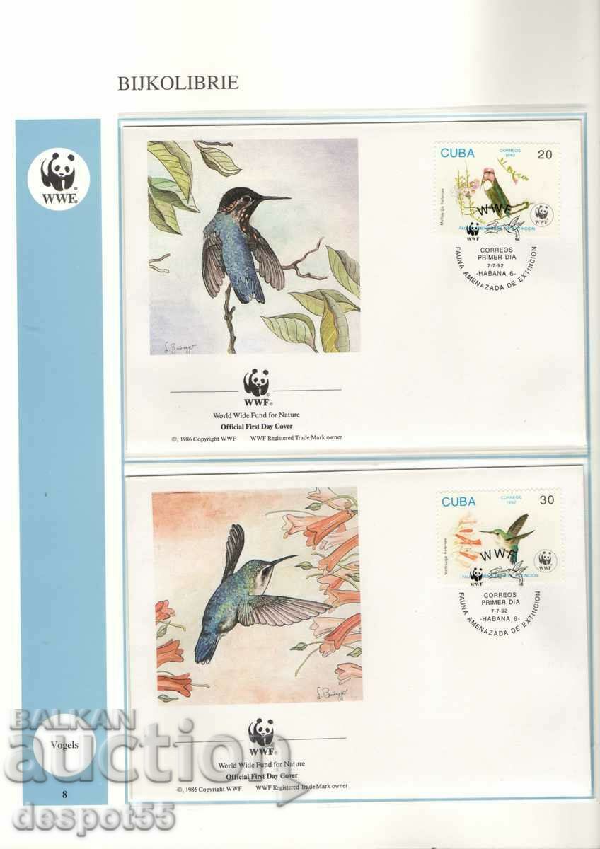 1992. Cuba. The bee hummingbird. 4 envelopes. with price 4.50 BGN | € 2.30 1992. Cuba. The bee hummingbird. 4 envelopes. with price 4.50 BGN | € 2.30