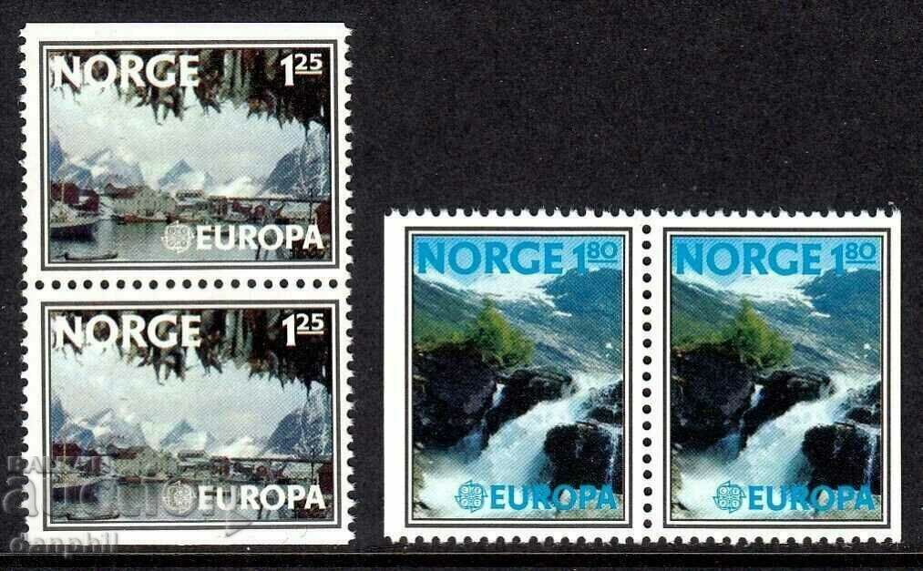 Norvegia 1977 Europa CEPT (**), curat, netimbrat