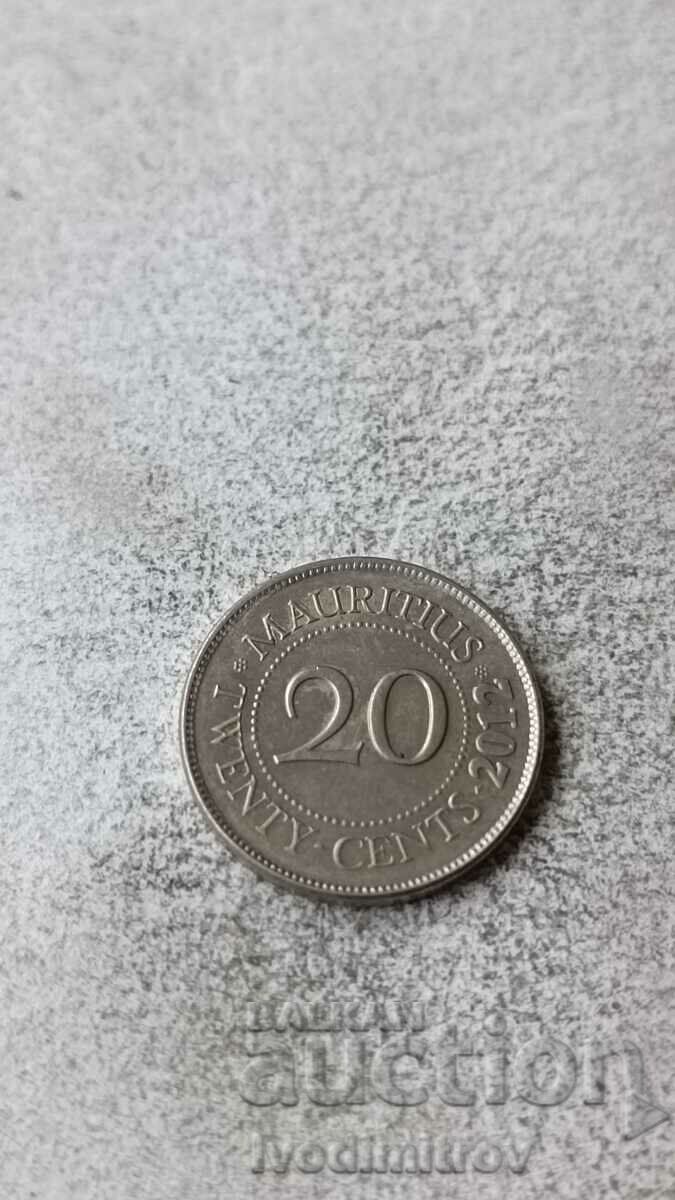 Мавриций 20 цента 2012