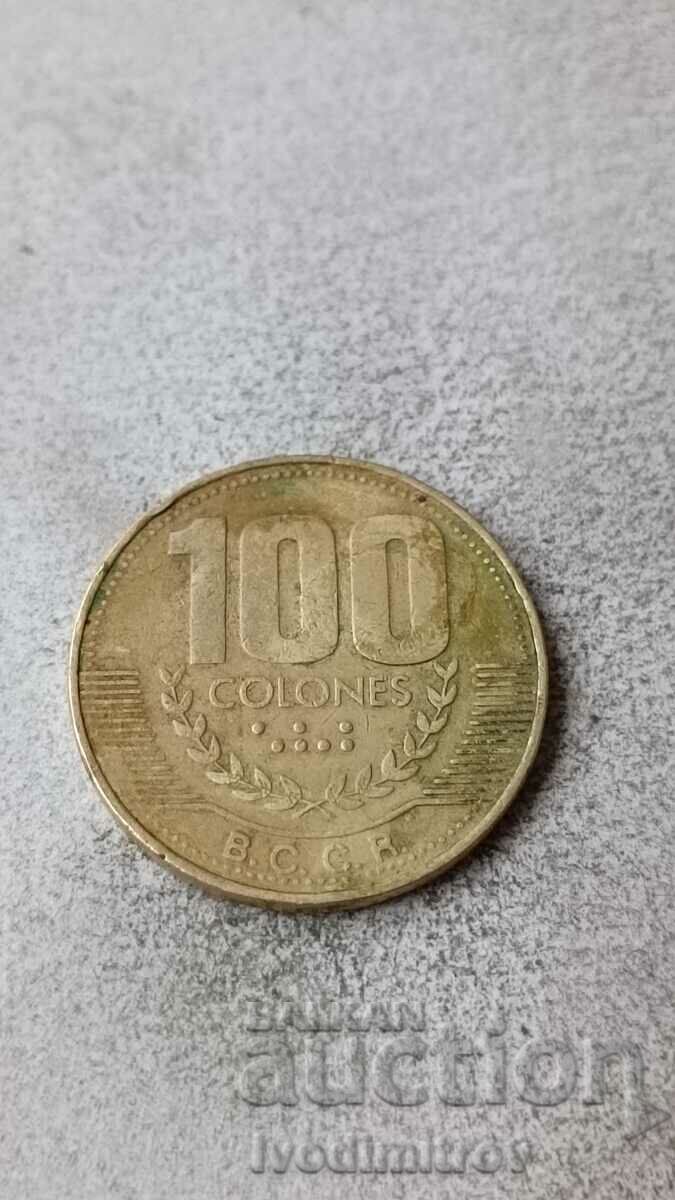 Costa Rica 100 Colon 1999