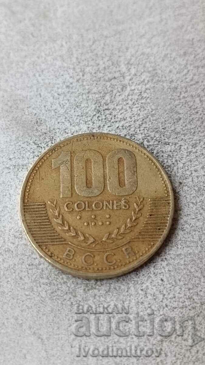 Costa Rica 100 Colon 1997