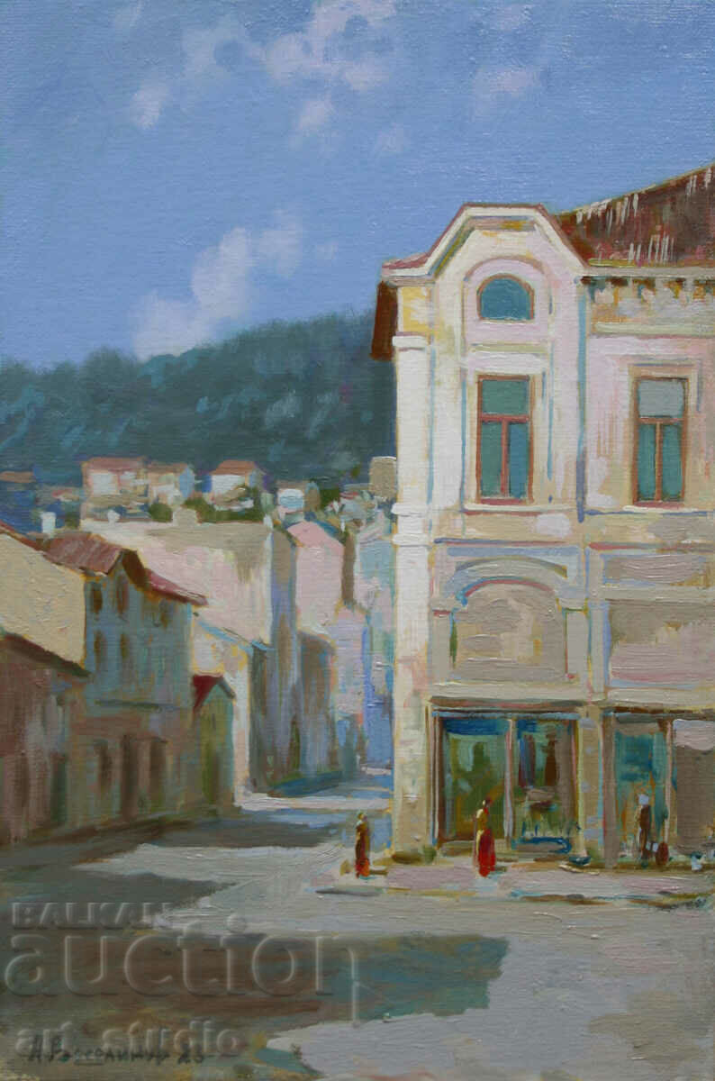 Velchova zavera in V. Tarnovo - oil paints