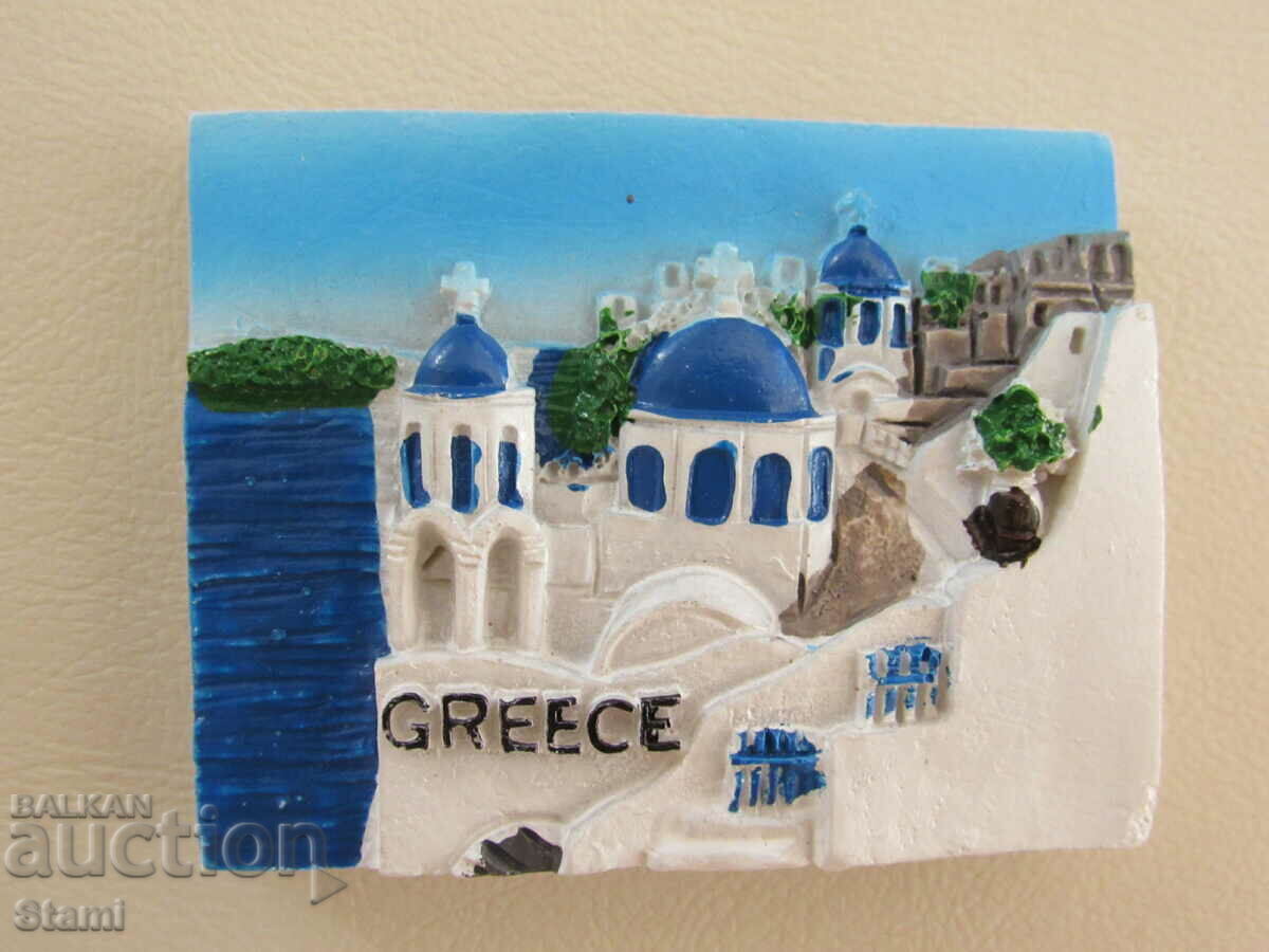 Auction 3D magnet of Santorini, Greece-series-9 Auction 3D magnet of Santorini, Greece-series-9