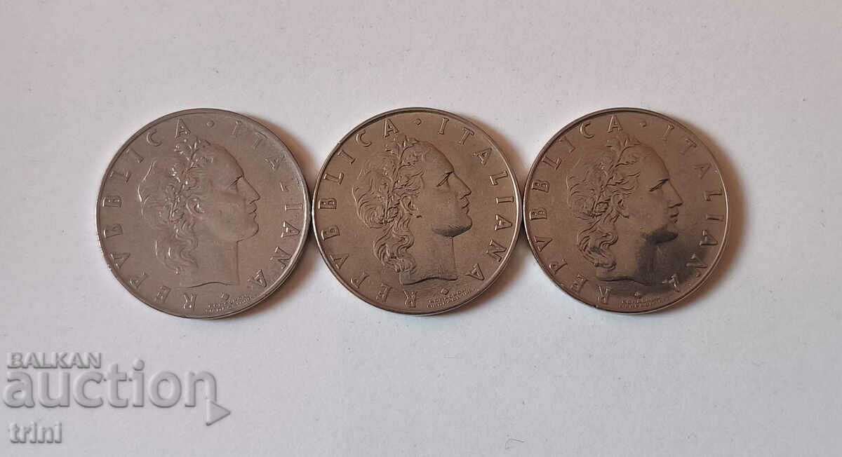 Italy lot 50 lira 1962, 1963 and 1964 year a1 with price 9.00 BGN | € 4.60 Italy lot 50 lira 1962, 1963 and 1964 year a1 with price 9.00 BGN | € 4.60