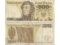 Полша 500 злоти 1982 година банкнота #5310