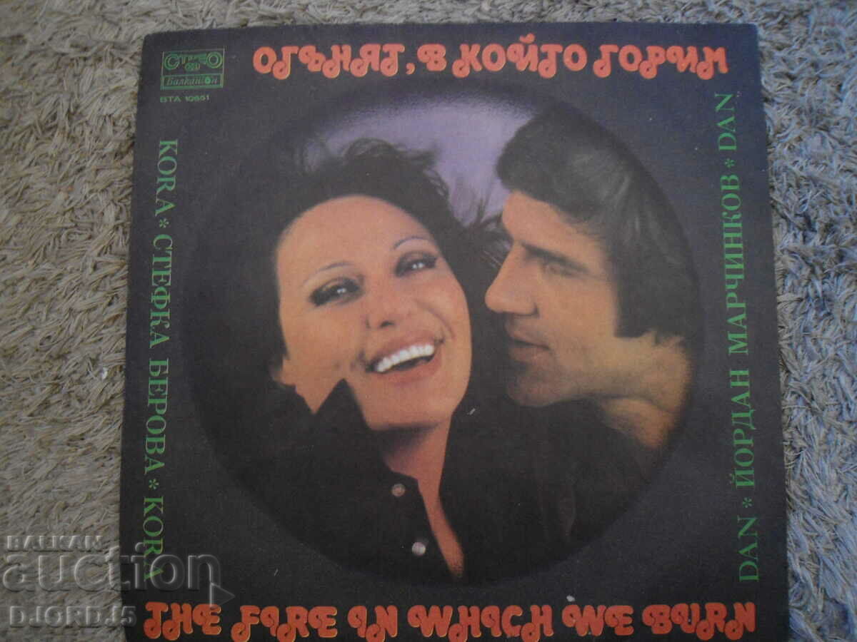 Delivery of Art. Berova Y. Marchinkov, VTA 10651, gramophone record, large Delivery of Art. Berova Y. Marchinkov, VTA 10651, gramophone record, large