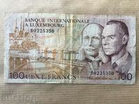 Λουξεμβούργο 100 φράγκα 1981