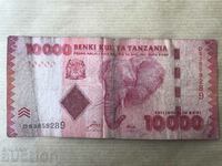 Tanzania 10000 shillings elephant