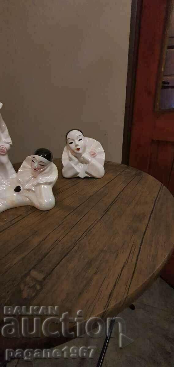 Porcelain Harlequins - 6 Porcelain Harlequins - 6