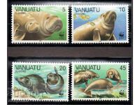1988. Вануату. Застрашен вид – дюгонг.