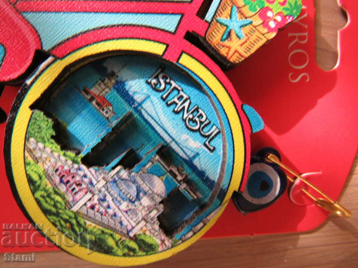 Auction Authentic 3D magnet from Turkey, Istanbul with the eye of Nazar Auction Authentic 3D magnet from Turkey, Istanbul with the eye of Nazar