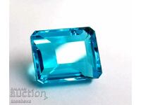 Dazzling light blue "London Blue" sapphire 4.38 ct.