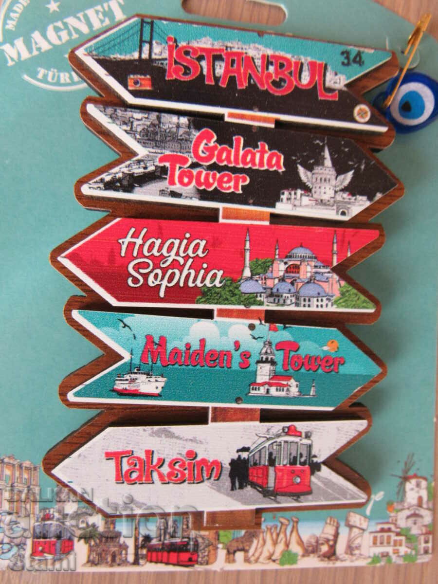 Authentic 3D magnet from Turkey, Istanbul with the eye of Nazar with price 13.30 BGN | € 6.80 Authentic 3D magnet from Turkey, Istanbul with the eye of Nazar with price 13.30 BGN | € 6.80