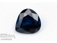 Blue sapphire 0.65ct heated drop cut