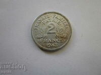 2 ΓΑΛΛΟ 1943 AUNC BZC !!!