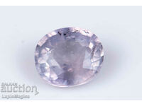 Violet sapphire 0.70ct untreated oval cut