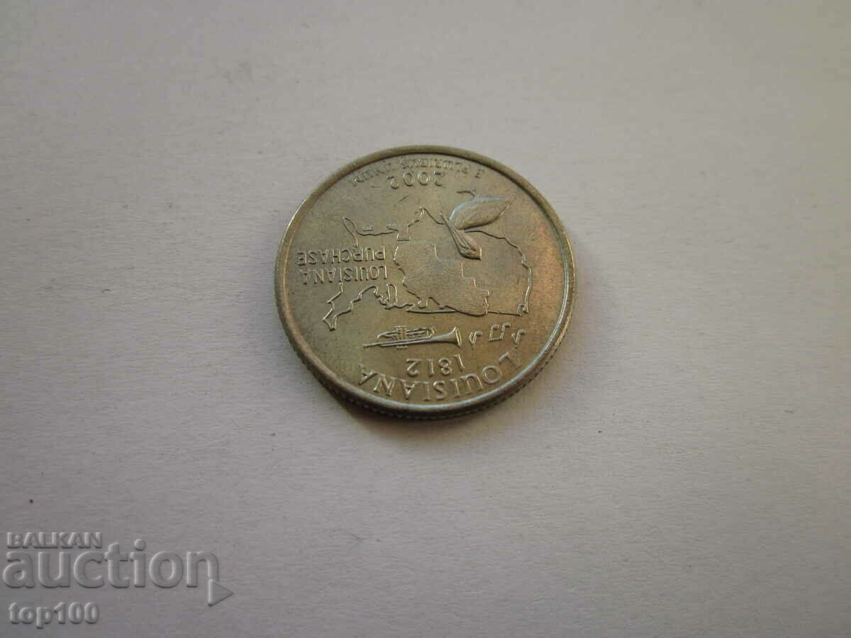 Delivery of QUARTER DOLLAR 2002 EXCELLENT BZC !!! Delivery of QUARTER DOLLAR 2002 EXCELLENT BZC !!!