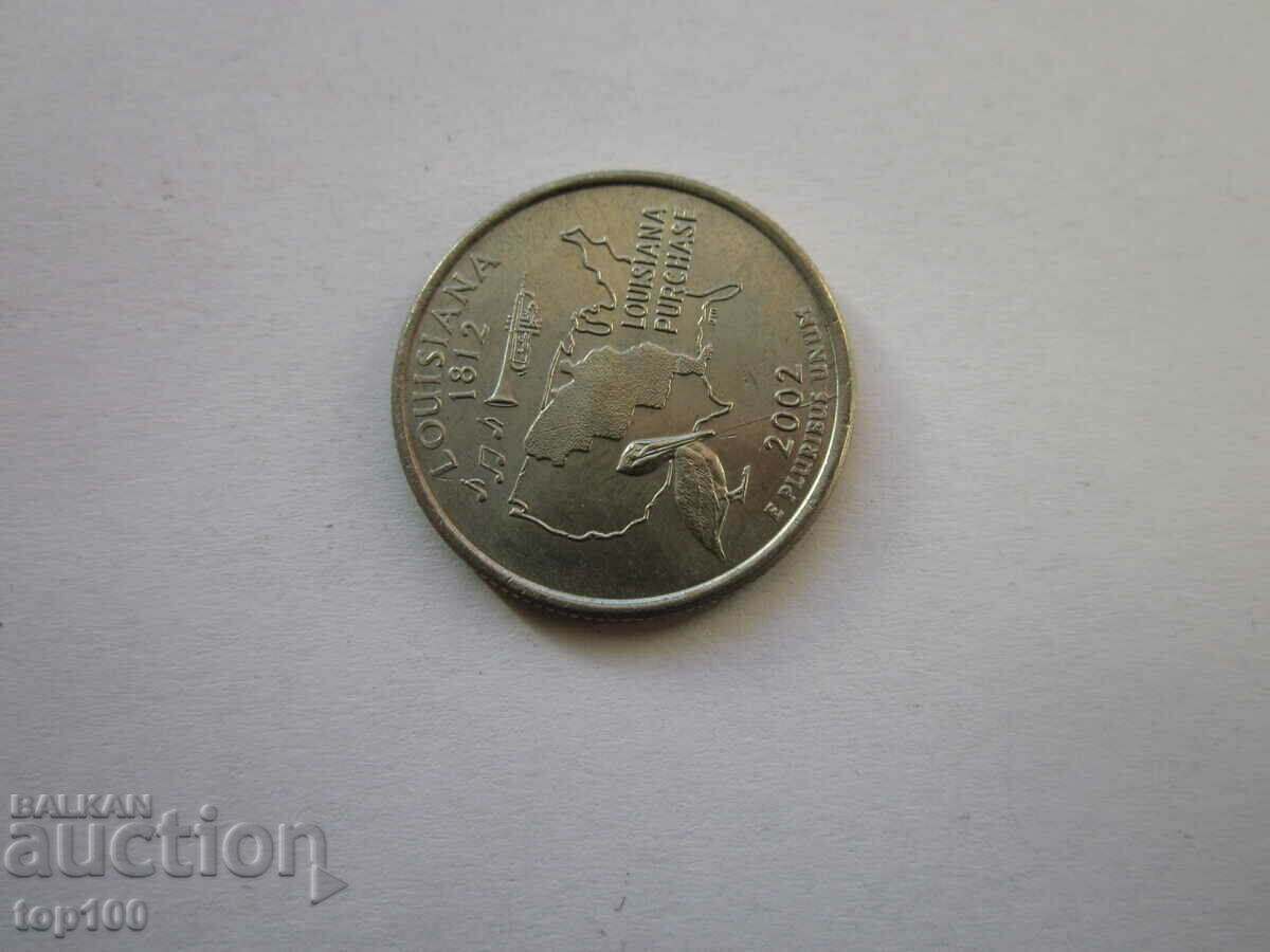 QUARTER DOLLAR 2002 EXCELLENT BZC !!! - 6 QUARTER DOLLAR 2002 EXCELLENT BZC !!! - 6